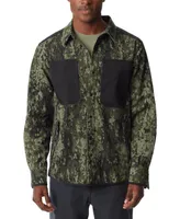 Bass Outdoor Men's Worker Standard-Fit Stretch Camouflage Shirt Jacket