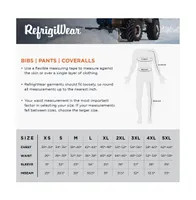 RefrigiWear Men's Warm Insulated Cooler Wear Trousers - Cold Weather Work Pants