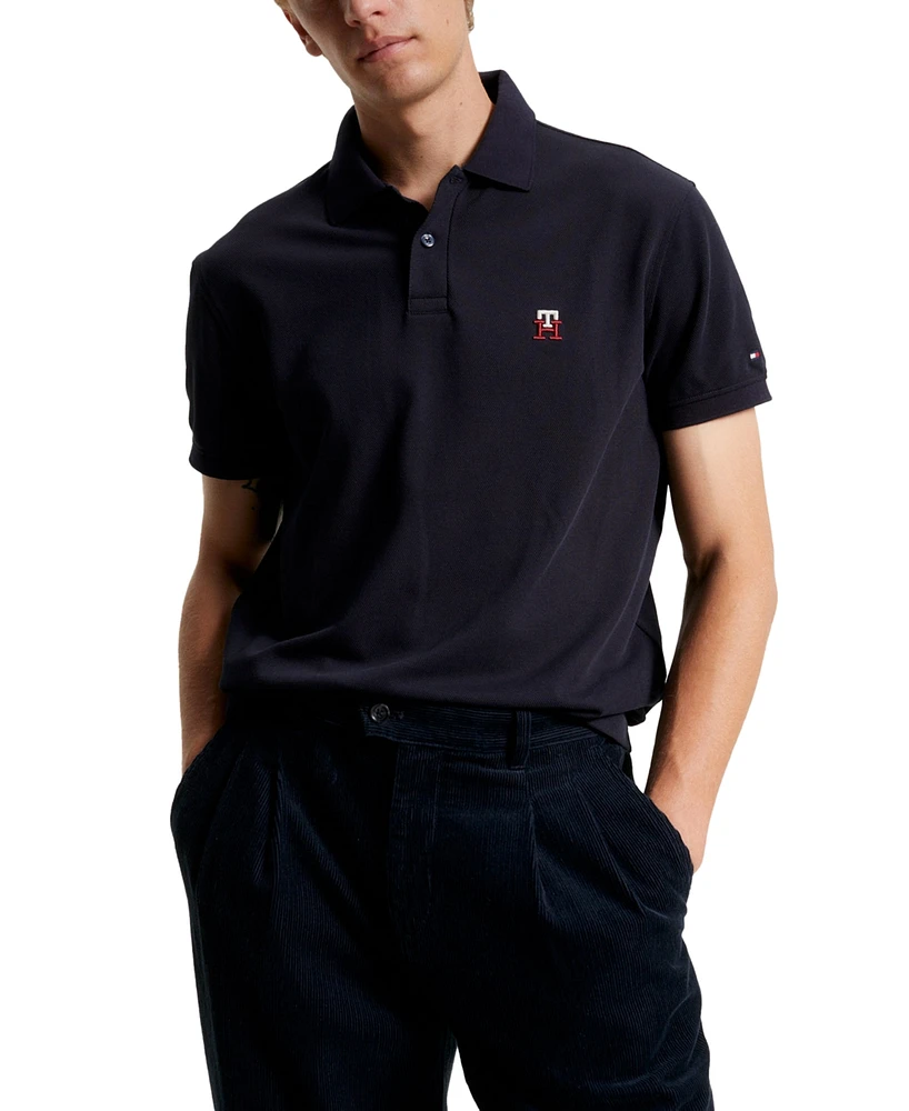 Tommy Hilfiger Classic Fit Short-Sleeve Bubble Stitch Polo Shirt