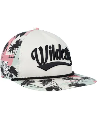 Men's New Era Cream Kentucky Wildcats High Tide Golfer Snapback Hat