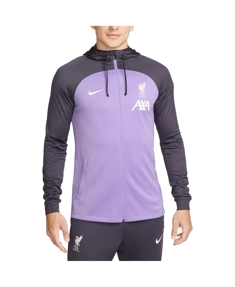 Men's Nike Purple Liverpool 2023 Strike Raglan Full-Zip Track Jacket