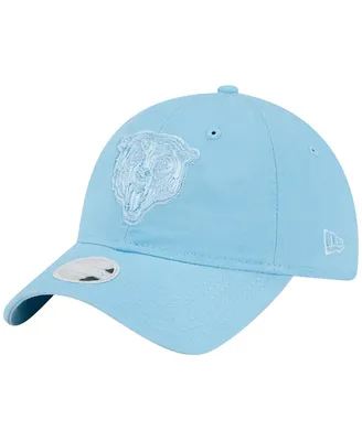 Women's New Era Light Blue Chicago Bears Color Pack Brights 9TWENTY Adjustable Hat