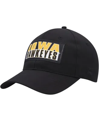 Men's Colosseum Black Iowa Hawkeyes Positraction Snapback Hat