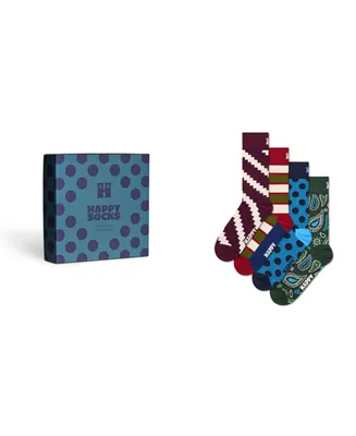 Happy Socks New Vintage-Like Gift Set, Pack of 4