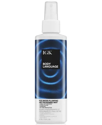 Igk Hair Body Language Rice Water Plumping & Thickening Mist