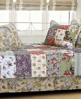 Greenland Home Fashions Blooming Prairie Authentic Patchwork 5 Piece Daybed Set