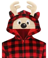 Max & Olivia Big Boys Novelty Reindeer Onesie