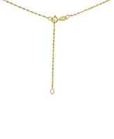 Opal (5/8 ct. t.w.) & Diamond (1/6 ct. t.w.) Halo Pendant Necklace in 14k Gold, 16" + 2" extender