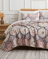 Southshore Fine Linens Kilim Oversized 3 Piece Quilt Set