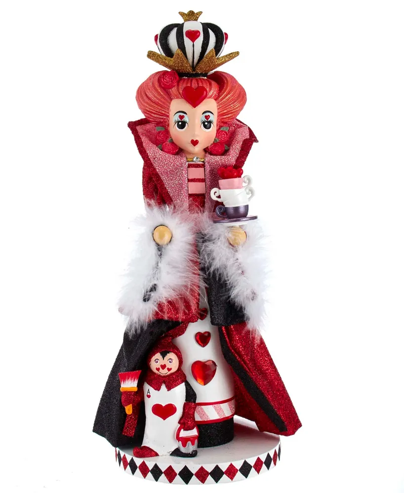 Kurt Adler 17.5" Hollywood Queen of Hearts Nutcracker