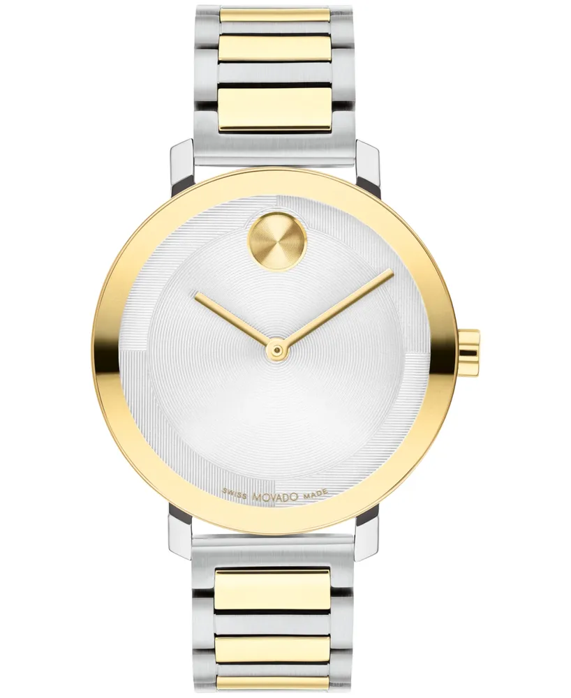 Movado Women's Bold Evolution 2.0 Swiss Quartz Two-Tone Stainless Steel Watch 34mm