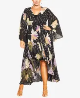 City Chic Plus Maya Maxi Dress