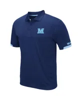 Men's Colosseum Navy Maine Black Bears Santry Lightweight Polo Shirt