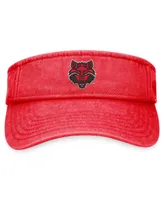 Men's Top of the World Cardinal Arkansas State Red Wolves Terry Adjustable Visor