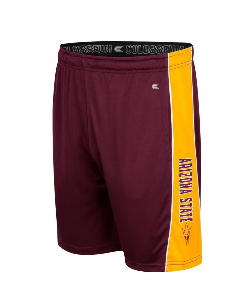 Men's Colosseum Maroon Arizona State Sun Devils Panel Shorts