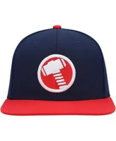 Men's Marvel Navy, Red Thor Snapback Hat