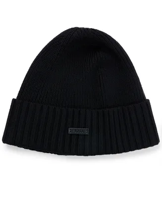 Boss by Hugo Boss Men's Ribbed Beanie Hat