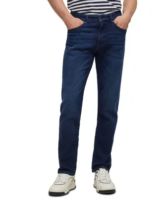 Boss by Hugo Men's Comfort-Stretch Denim Regular-Fit Jeans