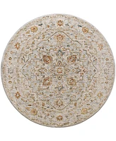 Surya Reina Ren- 7'10" x 7'10" Round Area Rug