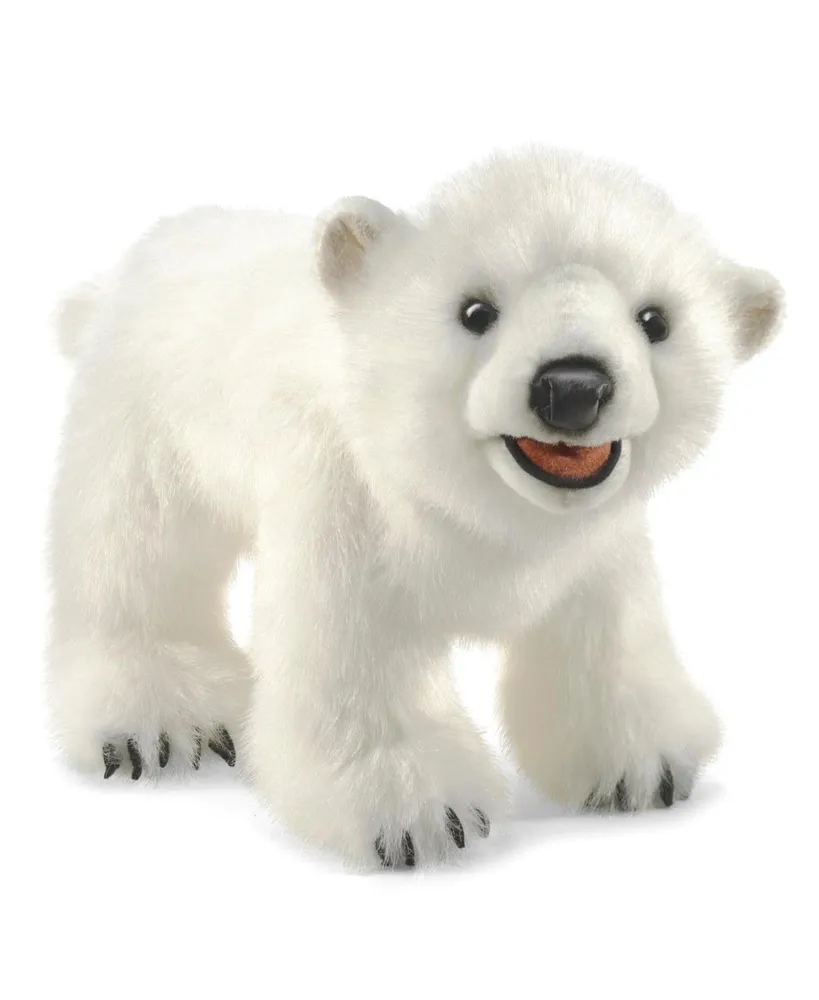 Folkmanis Soft Polar Bear Hand Puppet