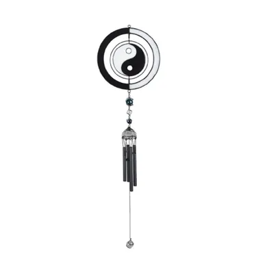 33" Long Ying Yang Oriental Wind Chime