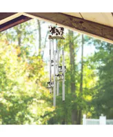 Fc Design 23" Long Round Top Cow Wind Chime Home Decor Perfect Gift for House Warming, Holidays and Birthdays