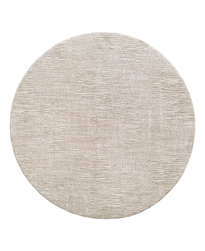 Livabliss Masterpiece High-Low Mpc-2308 7'10" x Round Area Rug