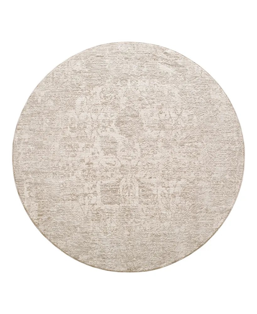 Livabliss Masterpiece High-Low Mpc-2300 5'3" x Round Area Rug