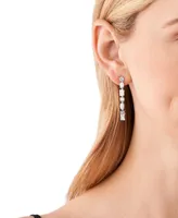 Michael Kors Sterling Silver Mixed Stone Drop Earrings