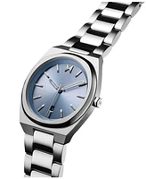 Mvmt Men's Odyssey Ii Silver-Tone Stainless Steel Bracelet Watch 42mm