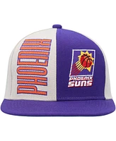 Men's Mitchell & Ness Cream, Purple Phoenix Suns Hardwood Classics Pop Snapback Hat