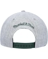 Men's Mitchell & Ness Heather Gray Milwaukee Bucks Hardwood Classics 2.0 Snapback Hat