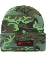 Men's Nike Camo Ole Miss Rebels Veterans Day Cuffed Knit Hat