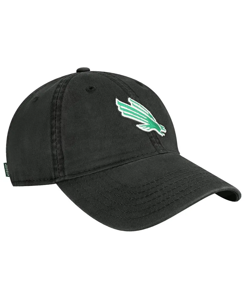 Men's Legacy Athletic Black North Texas Mean Green The Champ Adjustable Hat