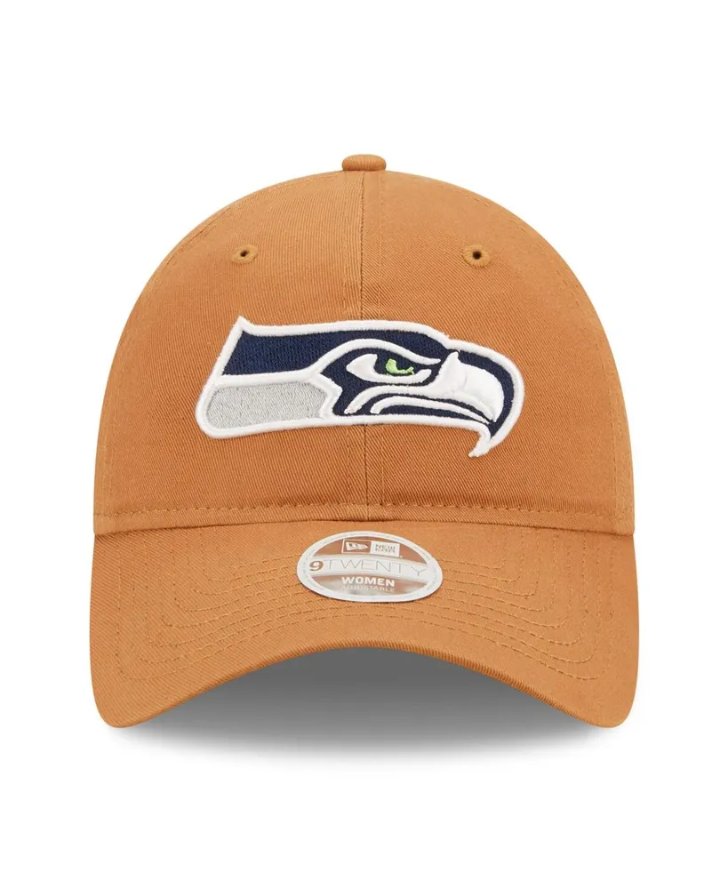 Women's New Era Brown Seattle Seahawks Core Classic 2.0 9TWENTY Adjustable Hat