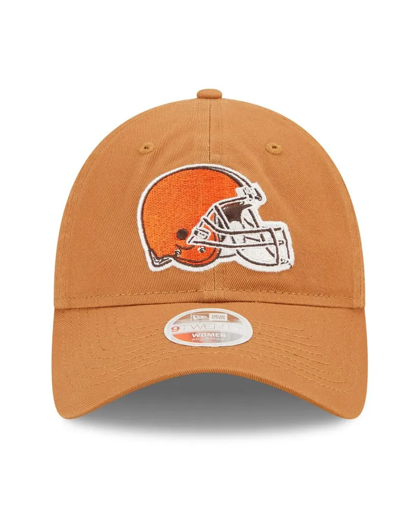 Women's New Era Brown Cleveland Browns Core Classic 2.0 9TWENTY Adjustable Hat