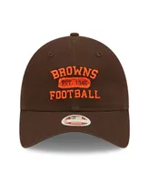 Women's New Era Brown Cleveland Browns Formed 9TWENTY Adjustable Hat