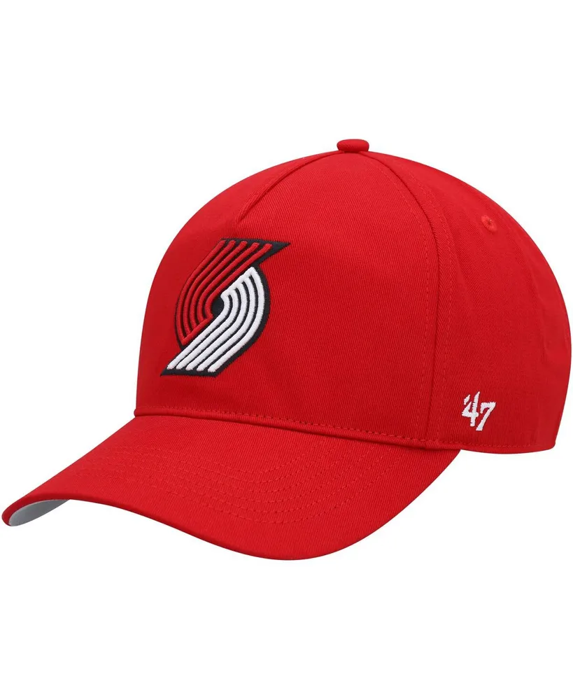 Men's '47 Brand Red Portland Trail Blazers Hitch Snapback Hat