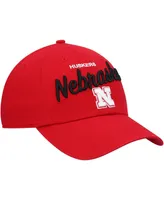 Women's '47 Brand Scarlet Nebraska Huskers Phoebe Clean Up Adjustable Hat