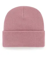 Women's '47 Brand Pink Tennessee Titans Haymaker Cuffed Knit Hat