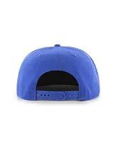 Men's '47 Brand Royal La Clippers Sure Shot Captain Snapback Hat