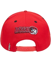 Men's Pro Standard Red Winston Salem Rams Evergreen Mascot Snapback Hat
