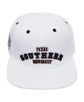 Men's Pro Standard White Texas Southern Tigers Evergreen Wool Snapback Hat