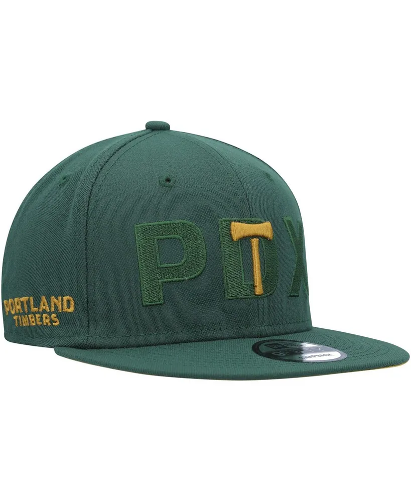 Men's New Era Green Portland Timbers Kick Off 9FIFTY Snapback Hat