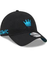 Men's New Era Black Charlotte Fc Kick Off 9TWENTY Adjustable Hat