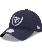 Women's New Era Navy Chicago Bears Leaves 9TWENTY Adjustable Hat