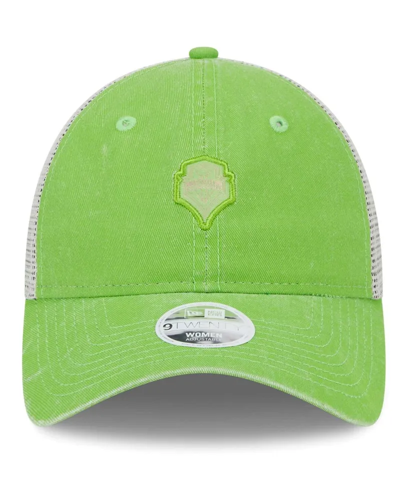 Women's New Era Rave Green Seattle Sounders Fc Micro 9TWENTY Adjustable Hat