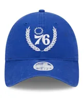 Women's New Era Royal Philadelphia 76ers Leaves 9TWENTY Adjustable Hat