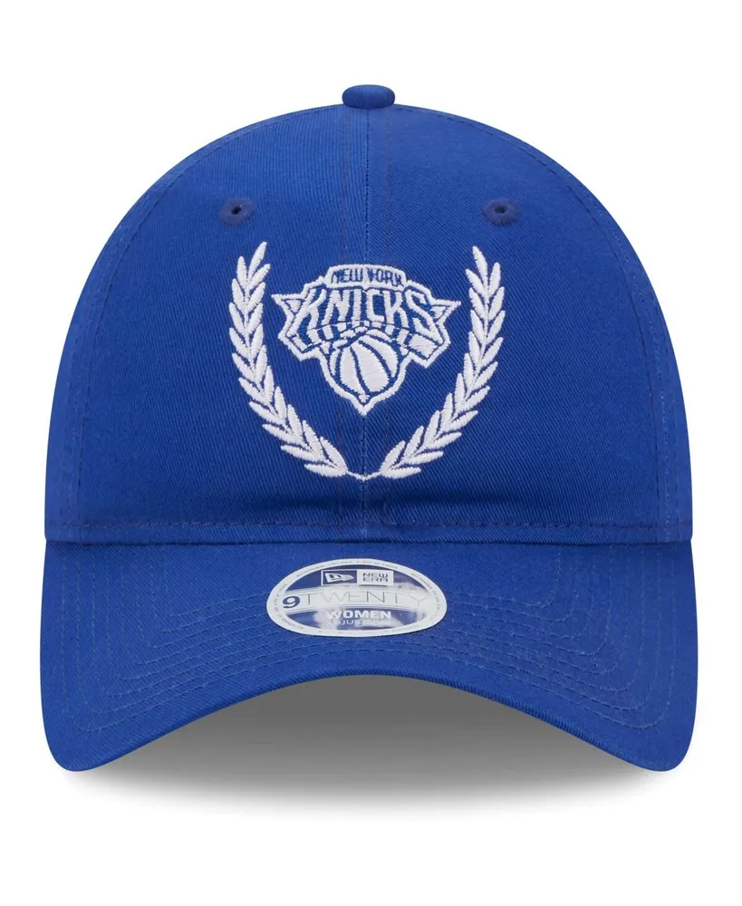 Women's New Era Blue New York Knicks Leaves 9TWENTY Adjustable Hat