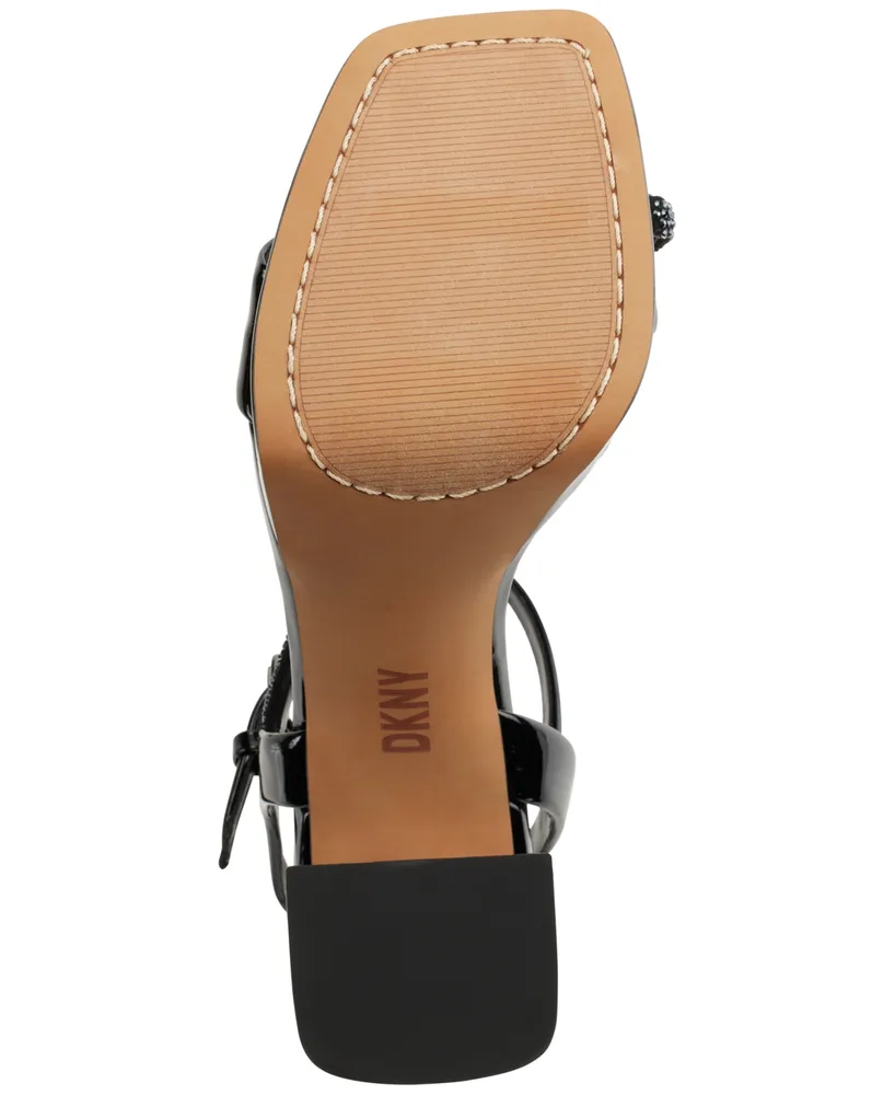 Dkny Briela Square-Toe Strappy Platform Dress Sandals
